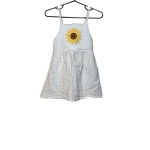 Old Navy Toddler Girls Sleeveless Crochet-Knit Double-Weave Dress 18-24 Months